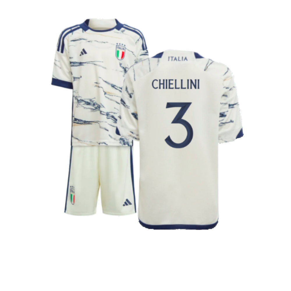 2023-2024 Italy Away Mini Kit (CHIELLINI 3)