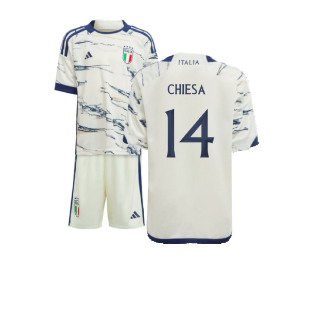 2023-2024 Italy Away Mini Kit (CHIESA 14)