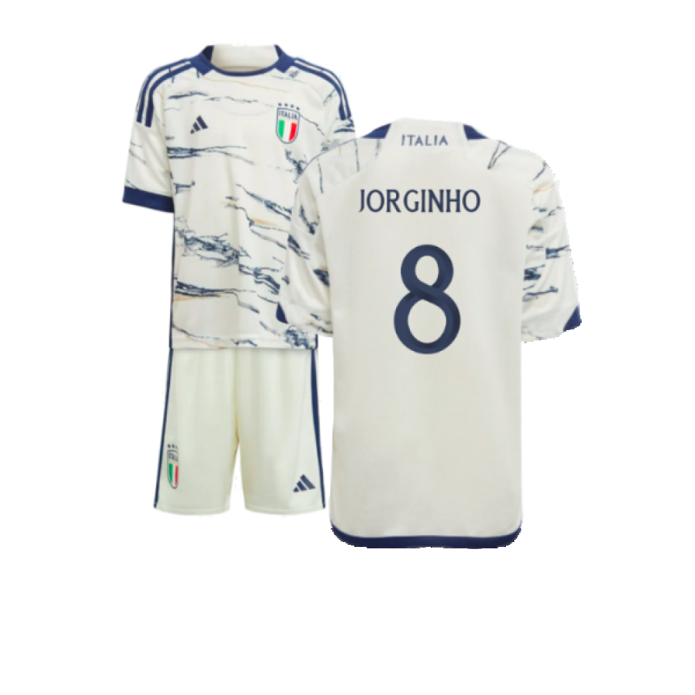 2023-2024 Italy Away Mini Kit (JORGINHO 8)