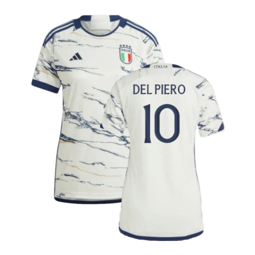 2023-2024 Italy Away Shirt (Ladies) (DEL PIERO 10)