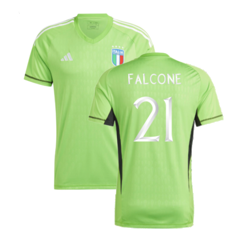 2023-2024 Italy Goalkeeper Jersey (Green) (Falcone 21)