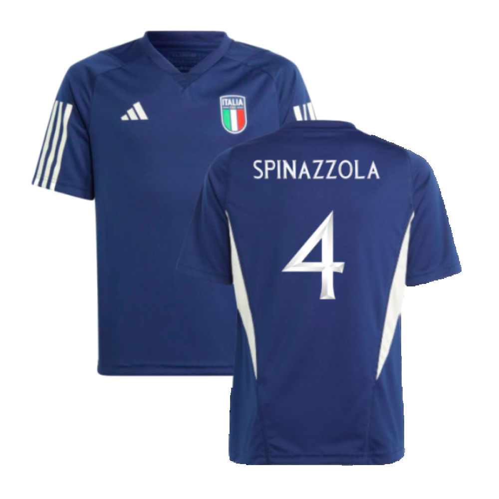 2023-2024 Italy Training Jersey (Dark Blue) - Kids (SPINAZZOLA 4)