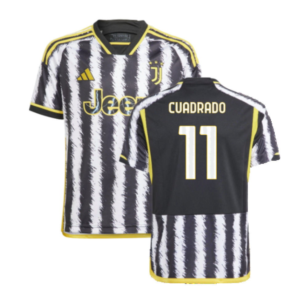 2023-2024 Juventus Home Shirt (Kids) (CUADRADO 11)