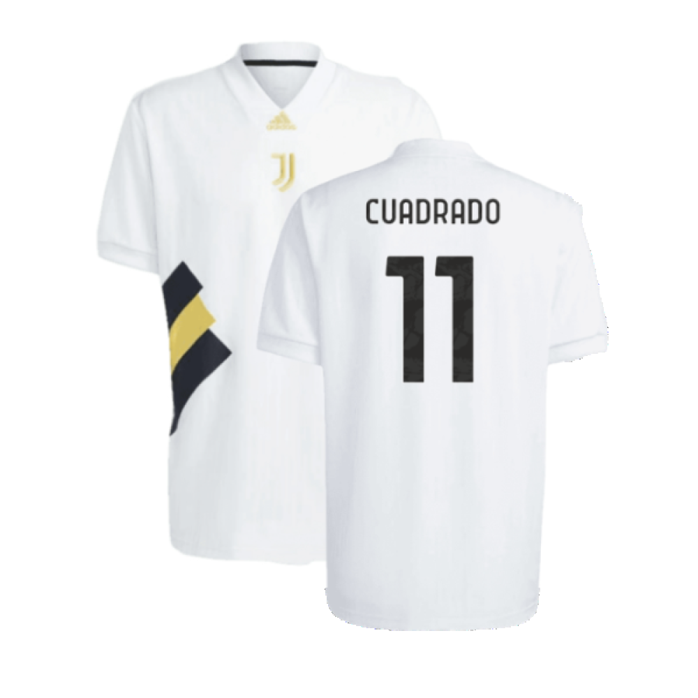 2023-2024 Juventus Icon Jersey (White) (CUADRADO 11)