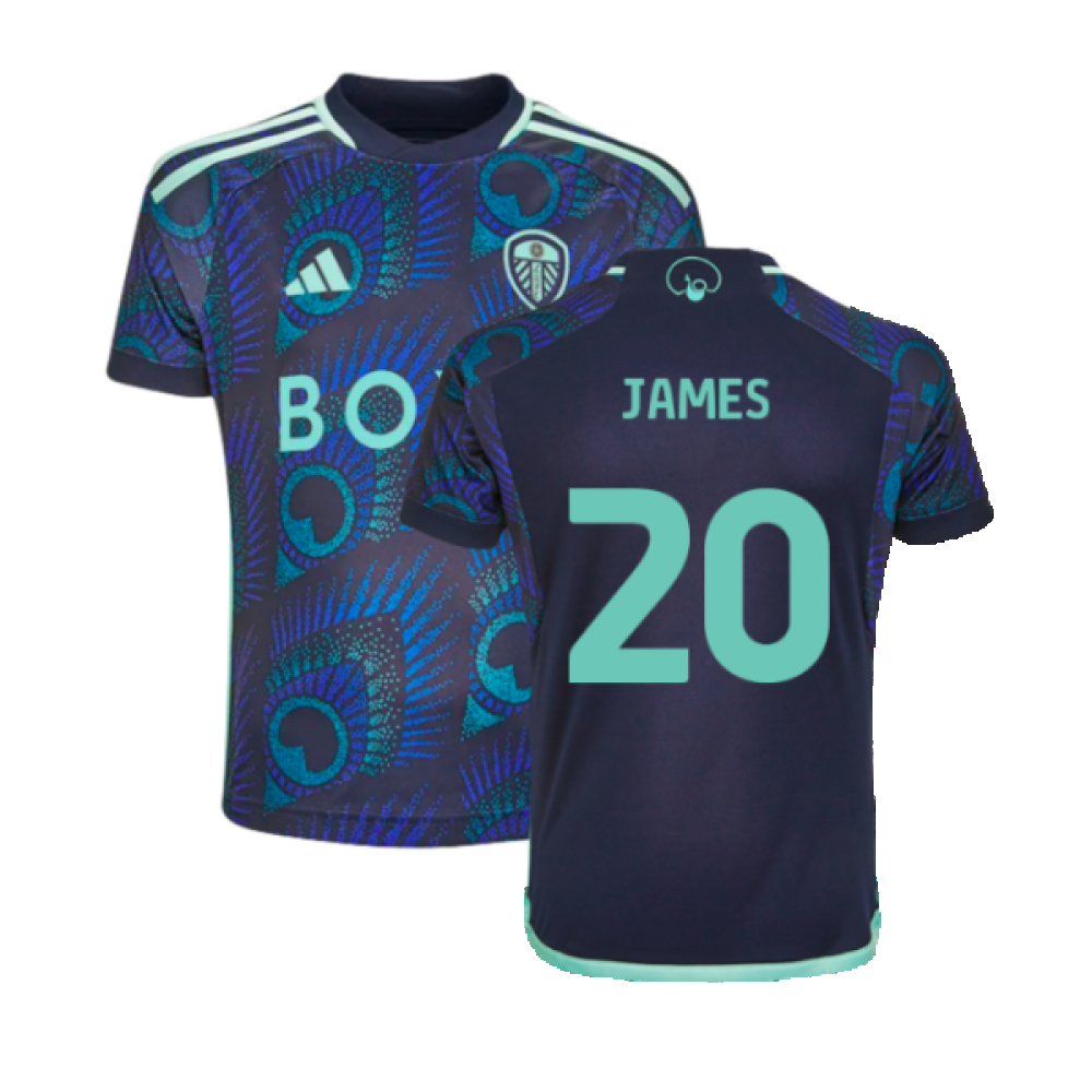 2023-2024 Leeds United Away Shirt (Kids) (JAMES 20)