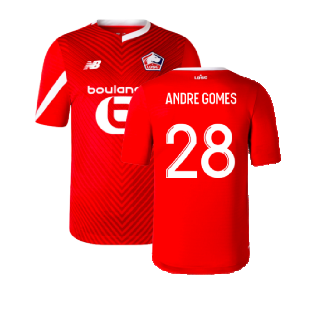 2023-2024 Lille Home Shirt (Andre Gomes 28)