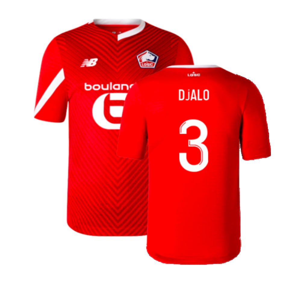 2023-2024 Lille Home Shirt (Djalo 3)