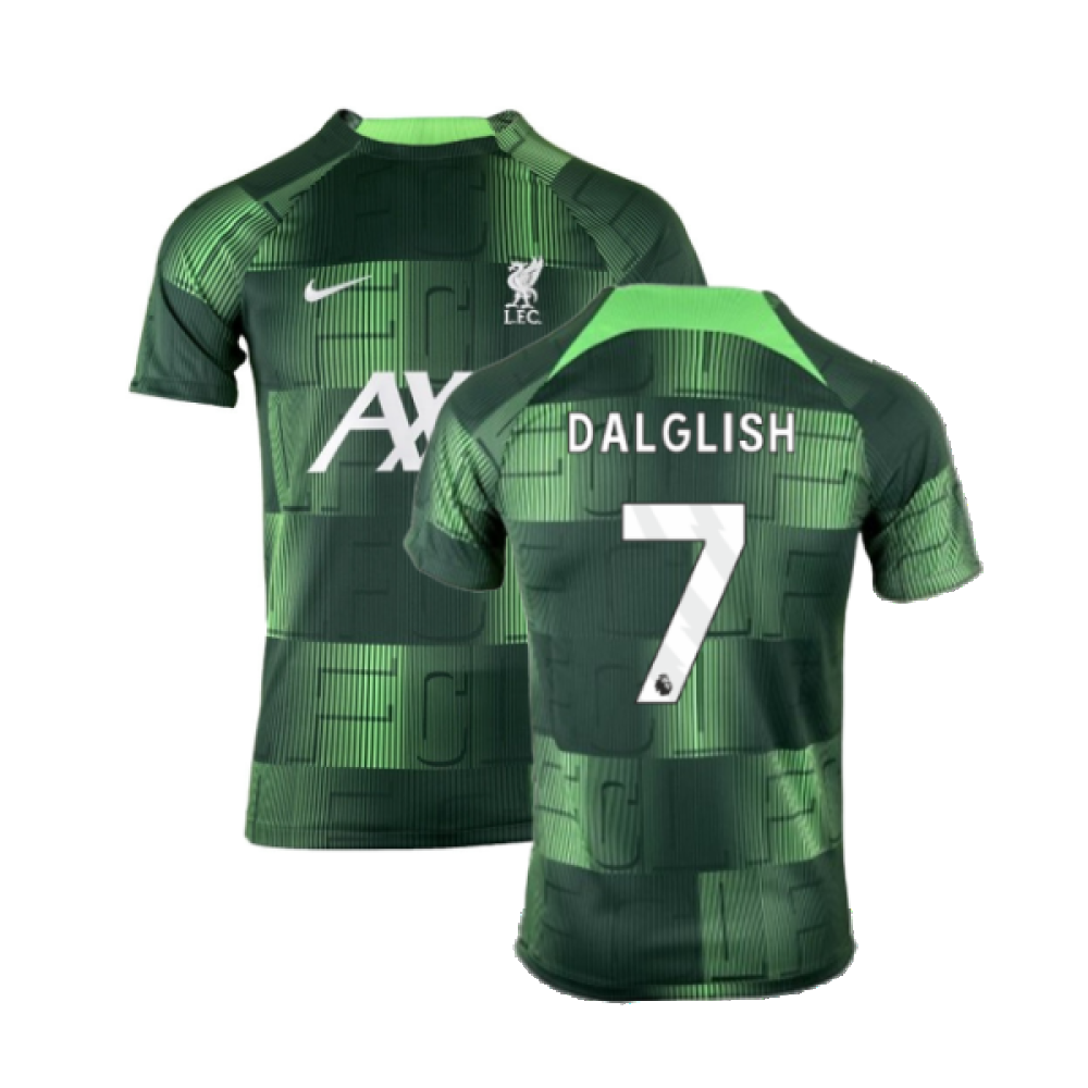 2023-2024 Liverpool Academy Pre-Match Training Shirt (Green) (Dalglish 7)