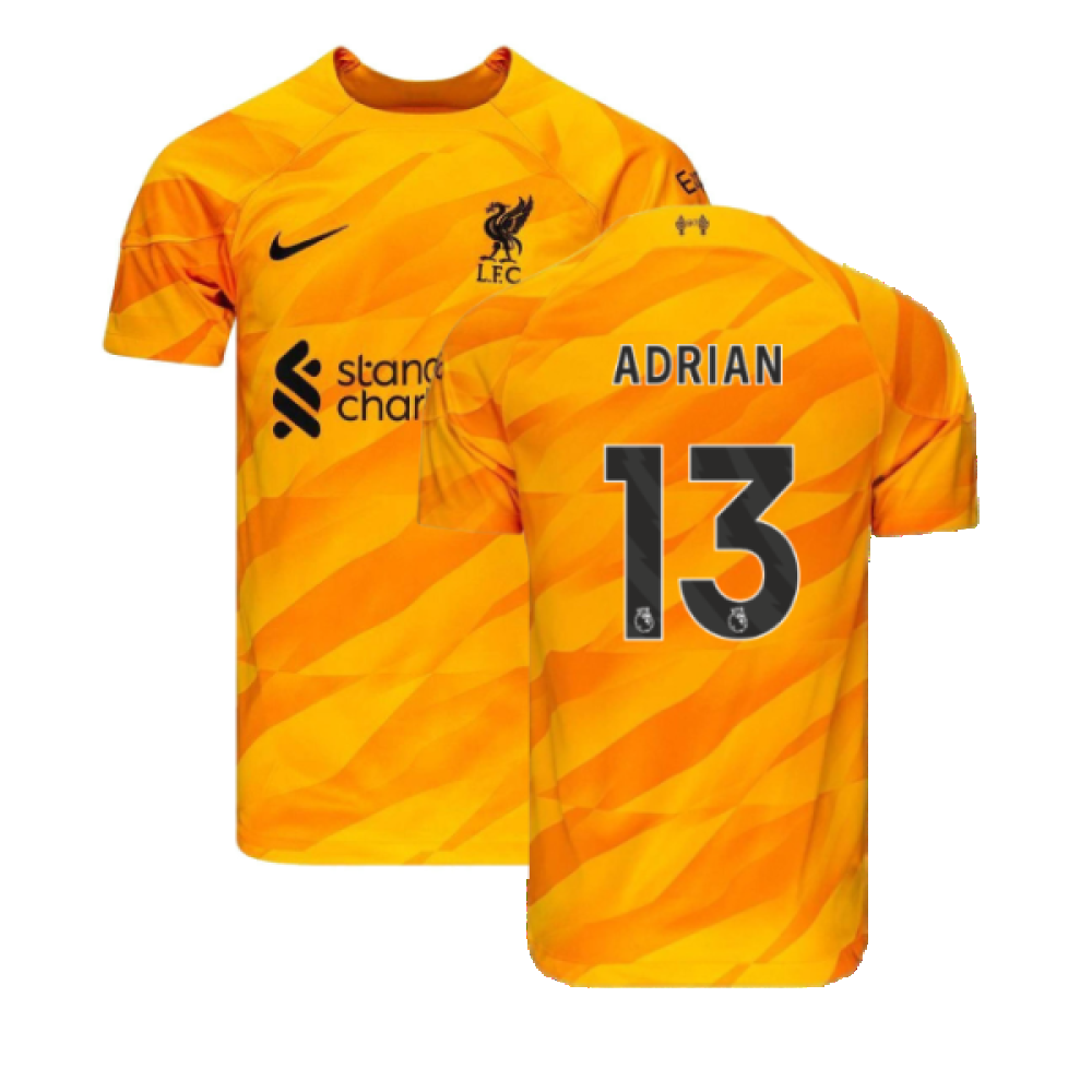 2023-2024 Liverpool Away Goalkeeper Shirt (Orange) (Adrian 13)