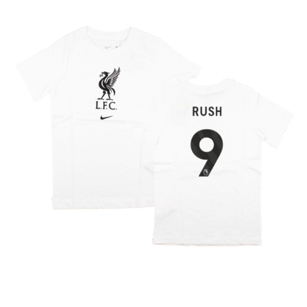 2023-2024 Liverpool Crest Tee (White) - Kids (Rush 9)