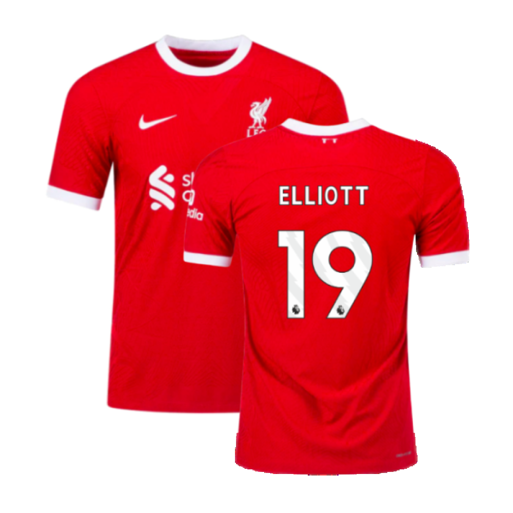 2023-2024 Liverpool Home Dri-Fit ADV Match Shirt (Elliott 19)