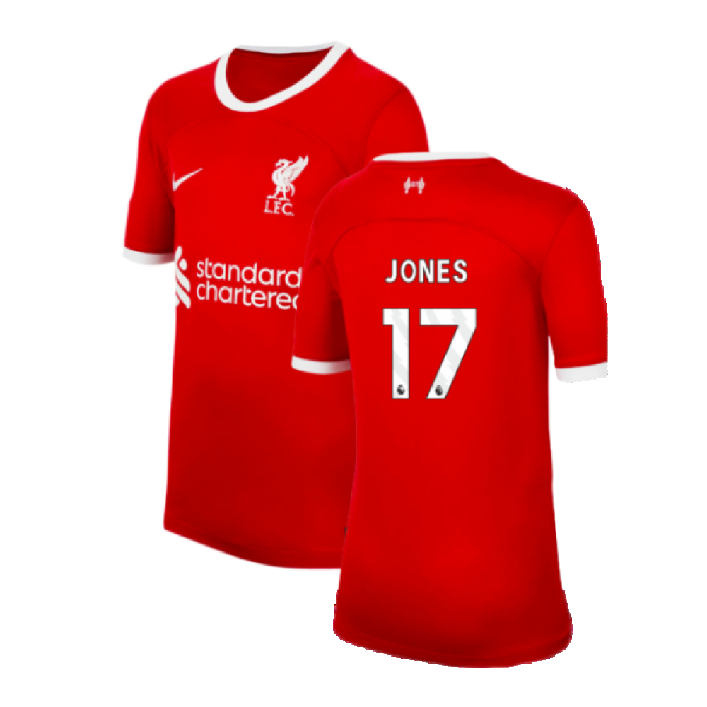 2023-2024 Liverpool Home Shirt (Kids) (Jones 17)