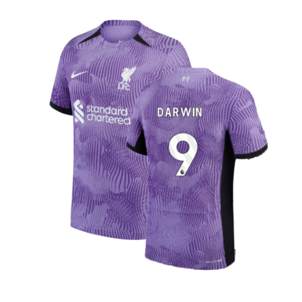 2023-2024 Liverpool Third Authentic Match Shirt (Darwin 9)