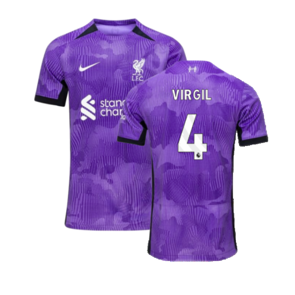 2023-2024 Liverpool Third Shirt (Kids) (Virgil 4)