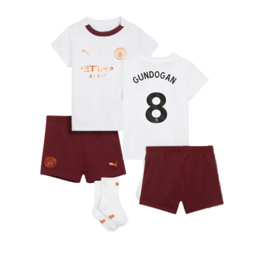 2023-2024 Man City Away Baby Kit (GUNDOGAN 8)