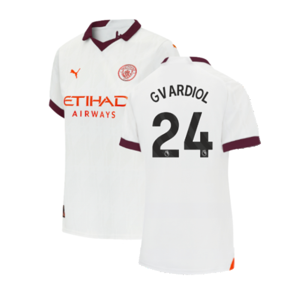 2023-2024 Man City Away Shirt (Ladies) (Gvardiol 24)