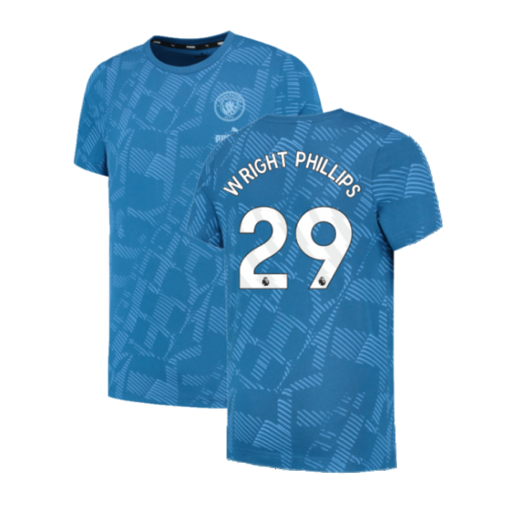 2023-2024 Man City FtblCore AOP Tee (Lake Blue) (WRIGHT PHILLIPS 29)