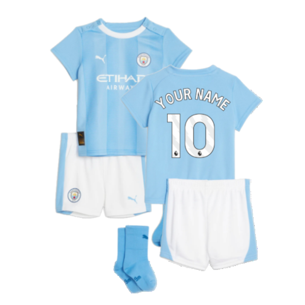 2023-2024 Man City Home Baby Kit (Your Name)