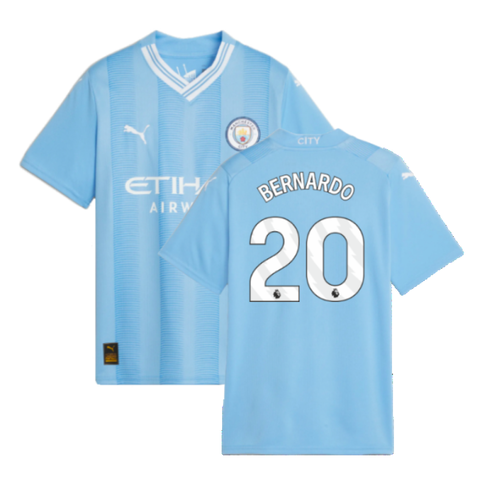 2023-2024 Man City Home Shirt (Kids) (BERNARDO 20)