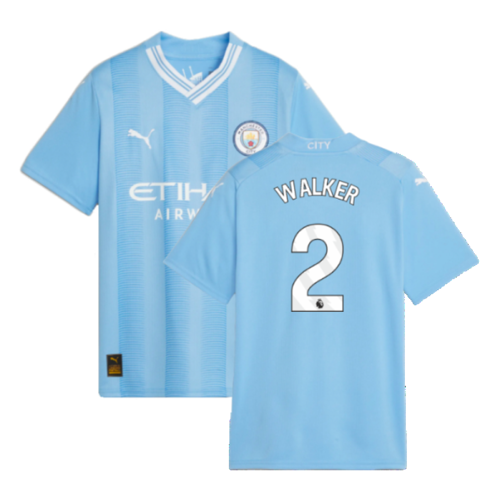 2023-2024 Man City Home Shirt (Kids) (WALKER 2)