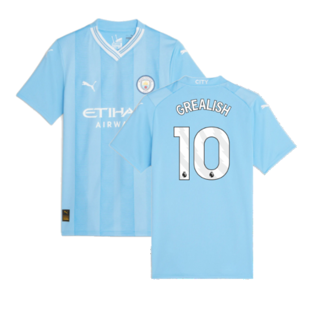 2023-2024 Man City Home Shirt (Ladies) (GREALISH 10)