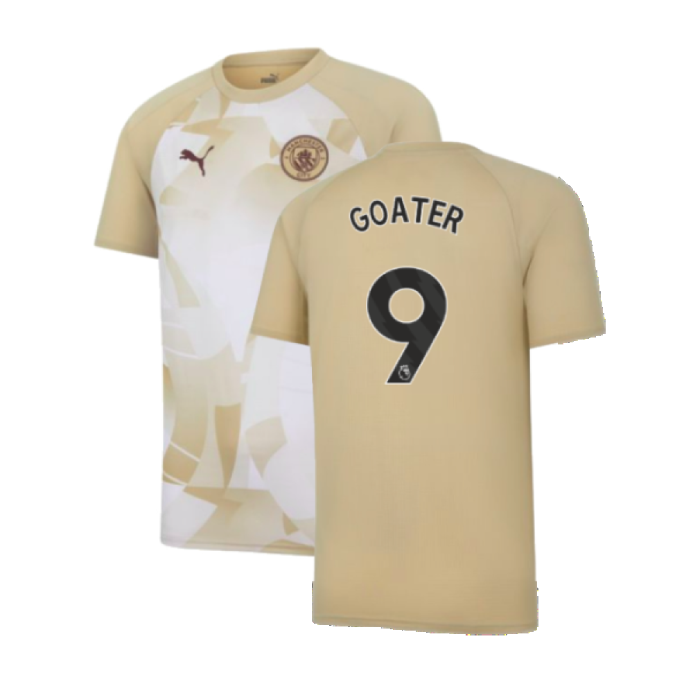 2023-2024 Man City Prematch SS Jersey (Granola) (GOATER 9)