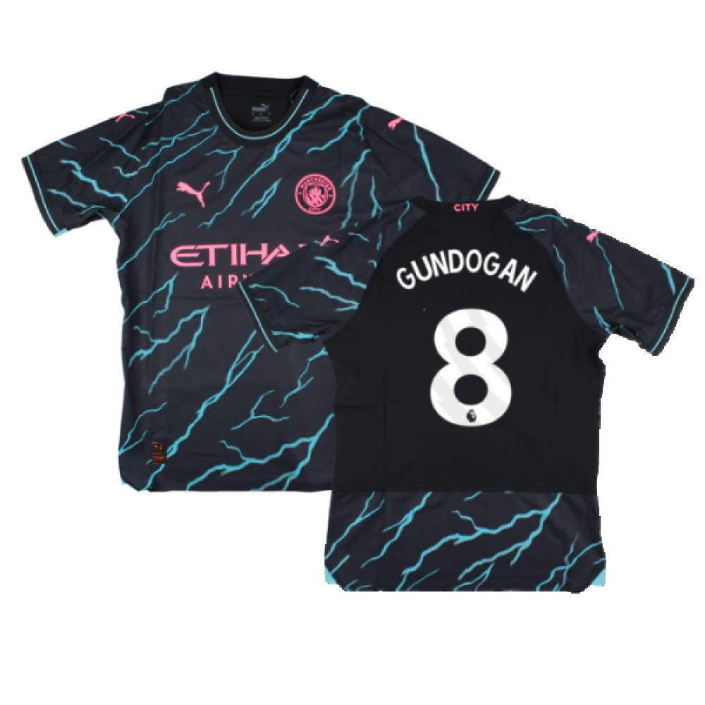 2023-2024 Man City Third Authentic Shirt (GUNDOGAN 8)