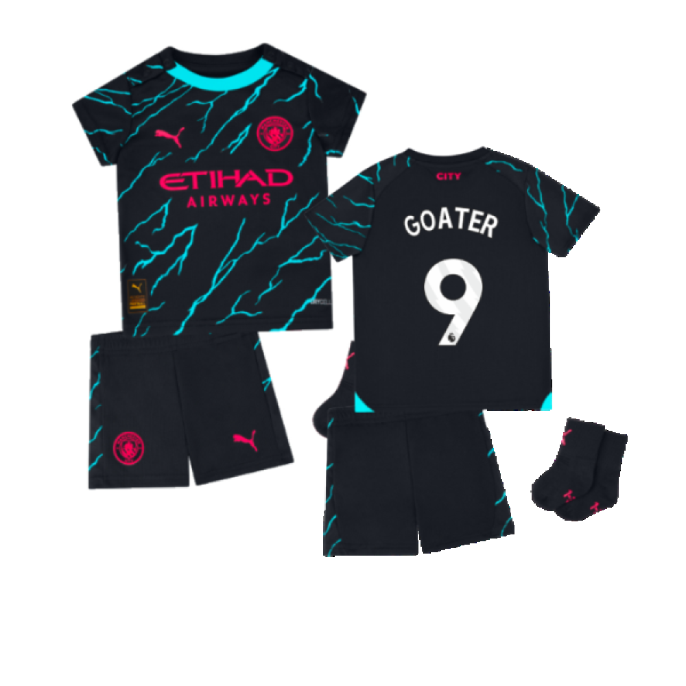 2023-2024 Man City Third Baby Kit (GOATER 9)