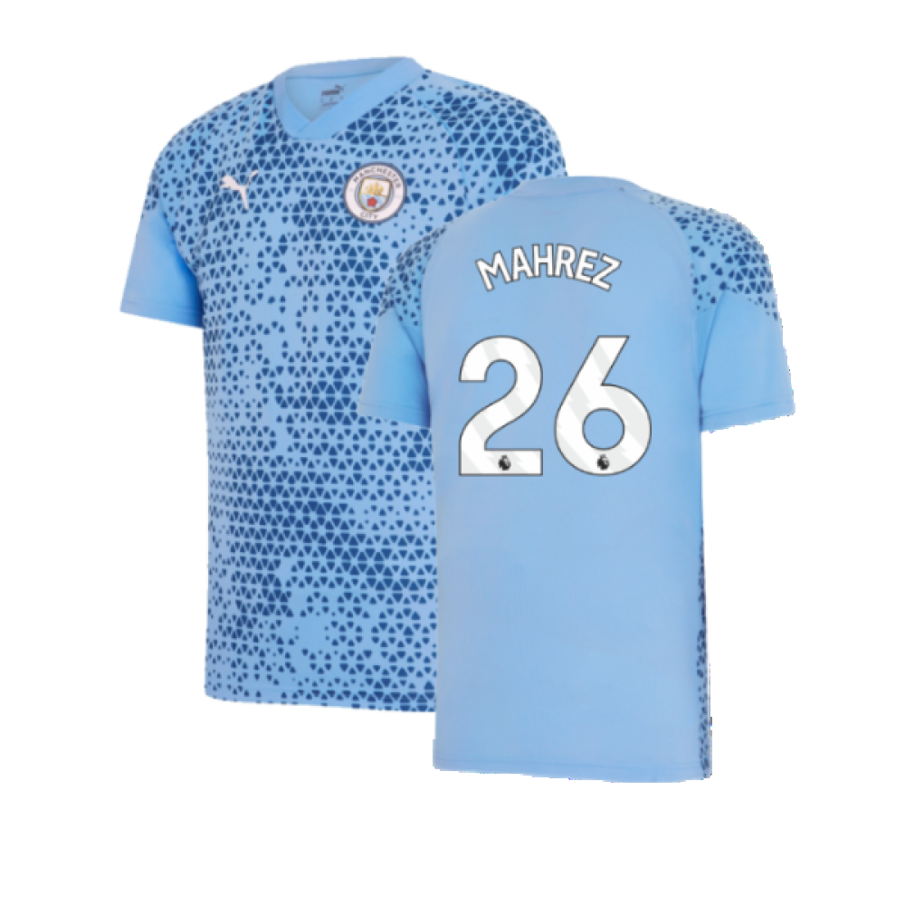 2023-2024 Man City Training Jersey (Light Blue) - Kids (MAHREZ 26)