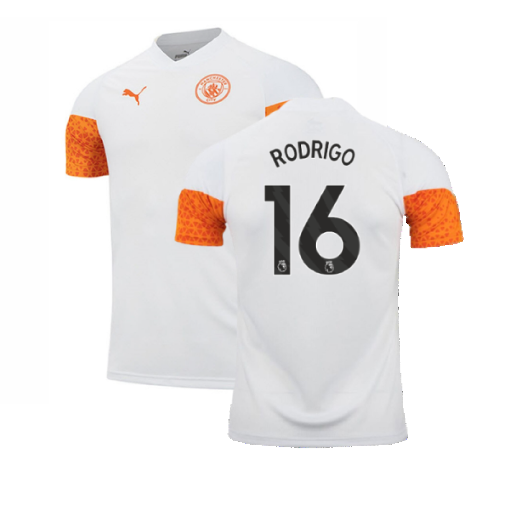 2023-2024 Man City Training Jersey (Marble) (RODRIGO 16)