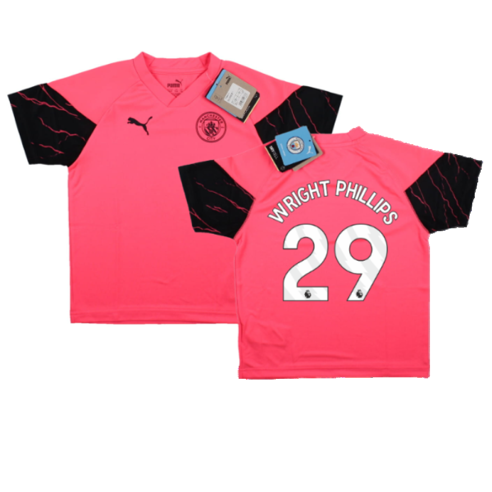 2023-2024 Man City Training Jersey (Sunset Glow) - Kids (WRIGHT PHILLIPS 29)