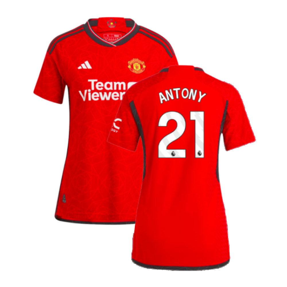 2023-2024 Man Utd Authentic Home Shirt (Ladies) (Antony 21)