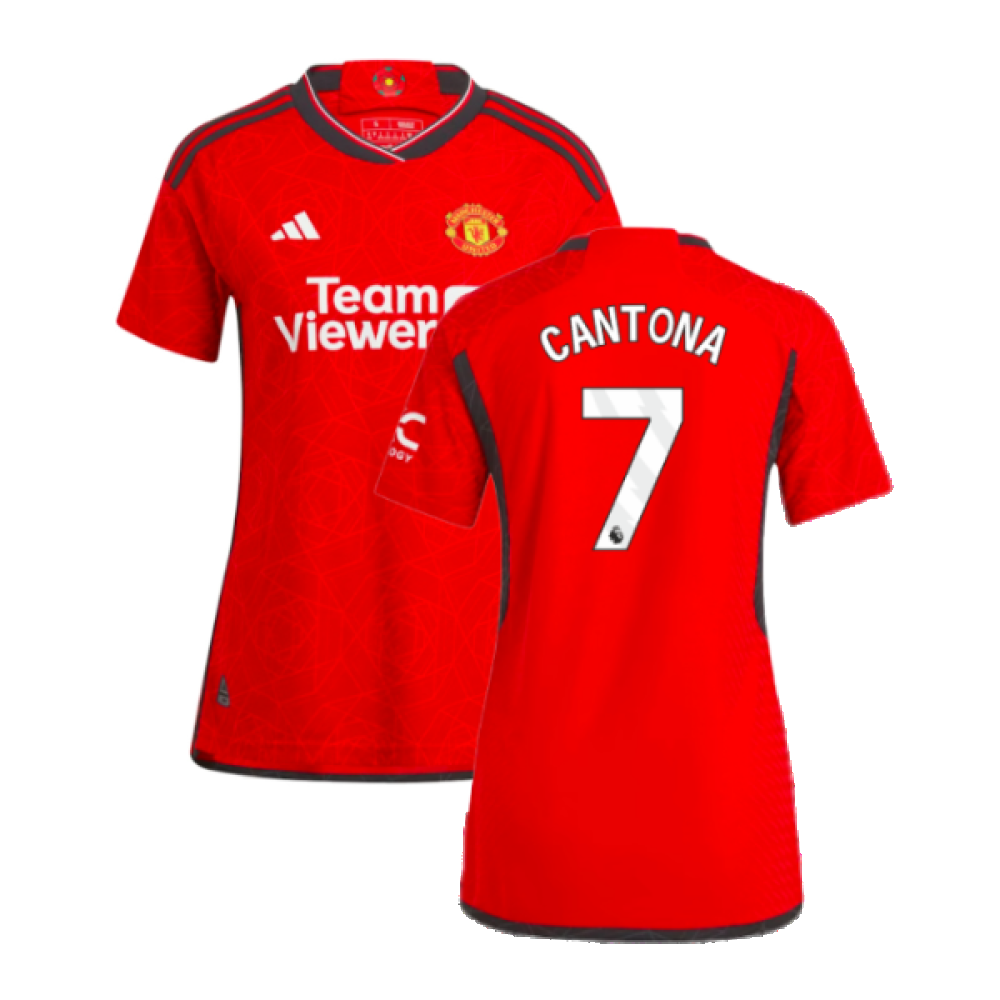 2023-2024 Man Utd Authentic Home Shirt (Ladies) (Cantona 7)