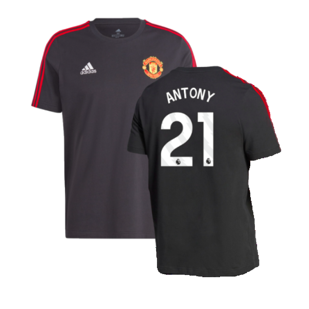 2023-2024 Man Utd DNA Tee (Black) (Antony 21)