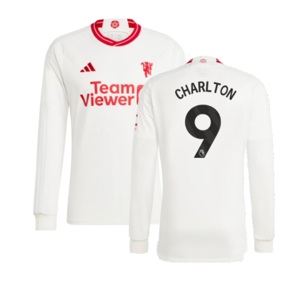 2023-2024 Man Utd Long Sleeve Third Shirt (Charlton 9)