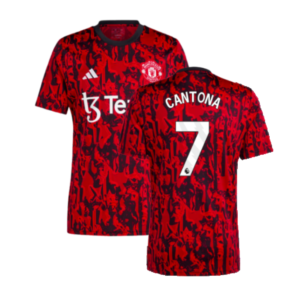 2023-2024 Man Utd Pre-Match Shirt (Red) (Cantona 7)