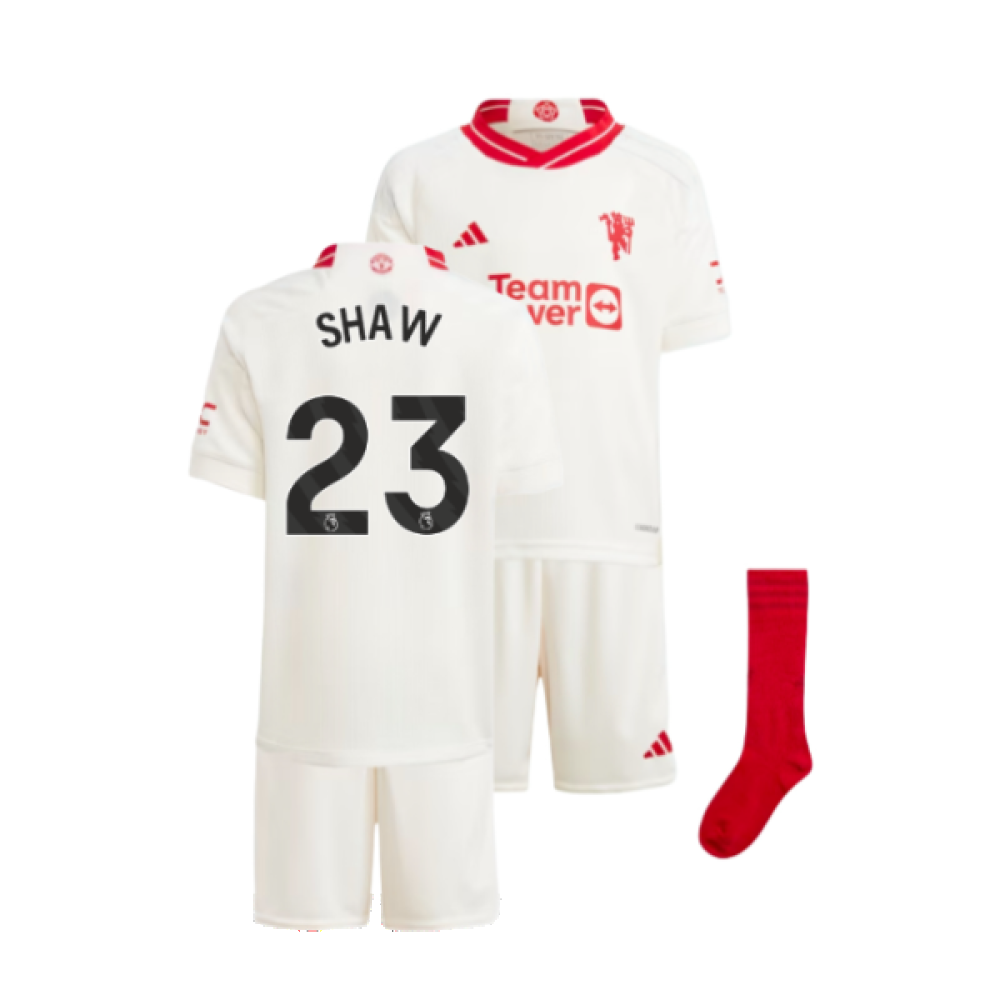 2023-2024 Man Utd Third Mini Kit (Shaw 23)