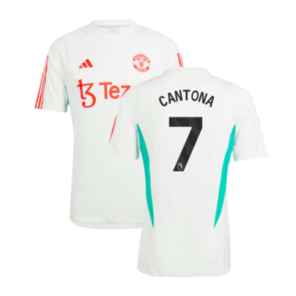 2023-2024 Man Utd Training Jersey (White) (Cantona 7)