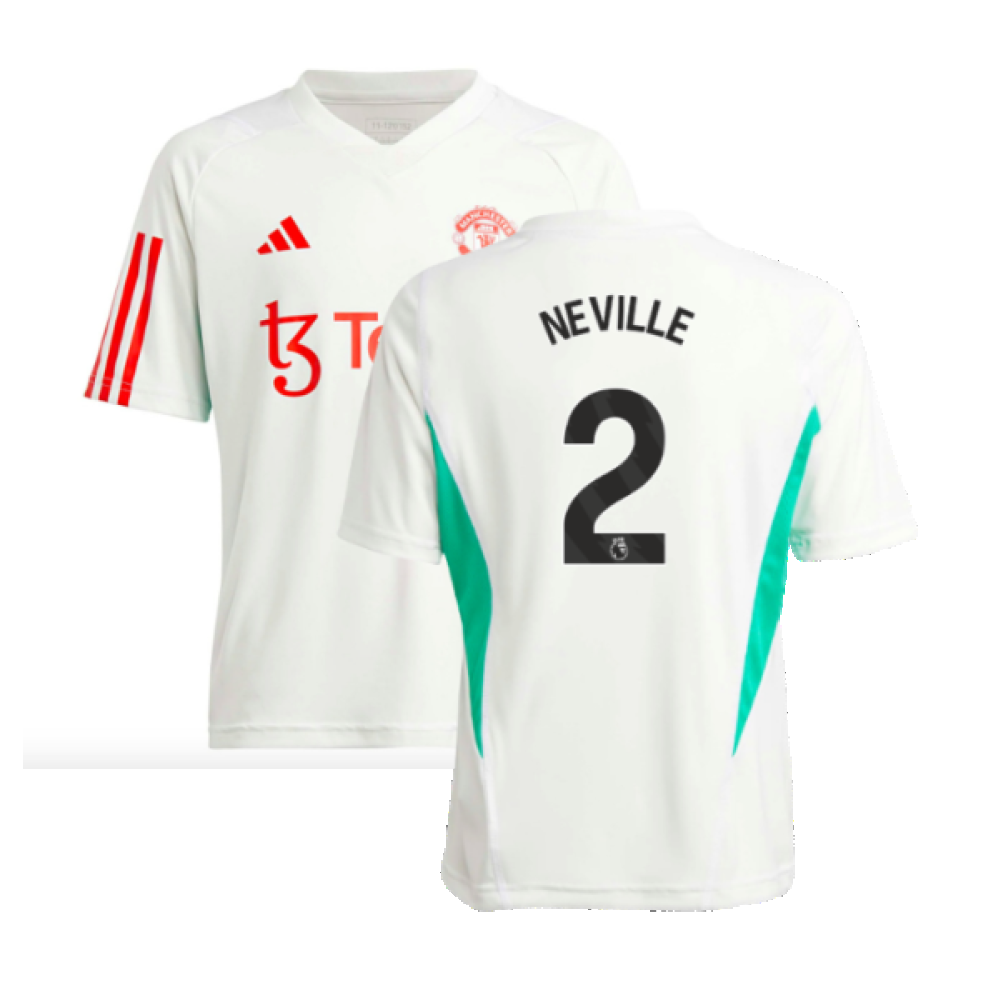 2023-2024 Man Utd Training Jersey (White) - Kids (Neville 2)