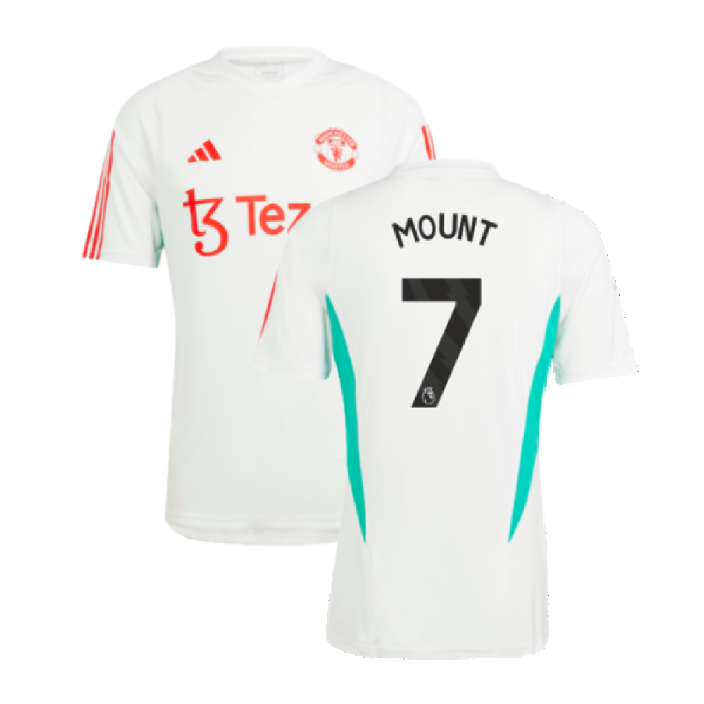 2023-2024 Man Utd Training Jersey (White) (Mount 7)