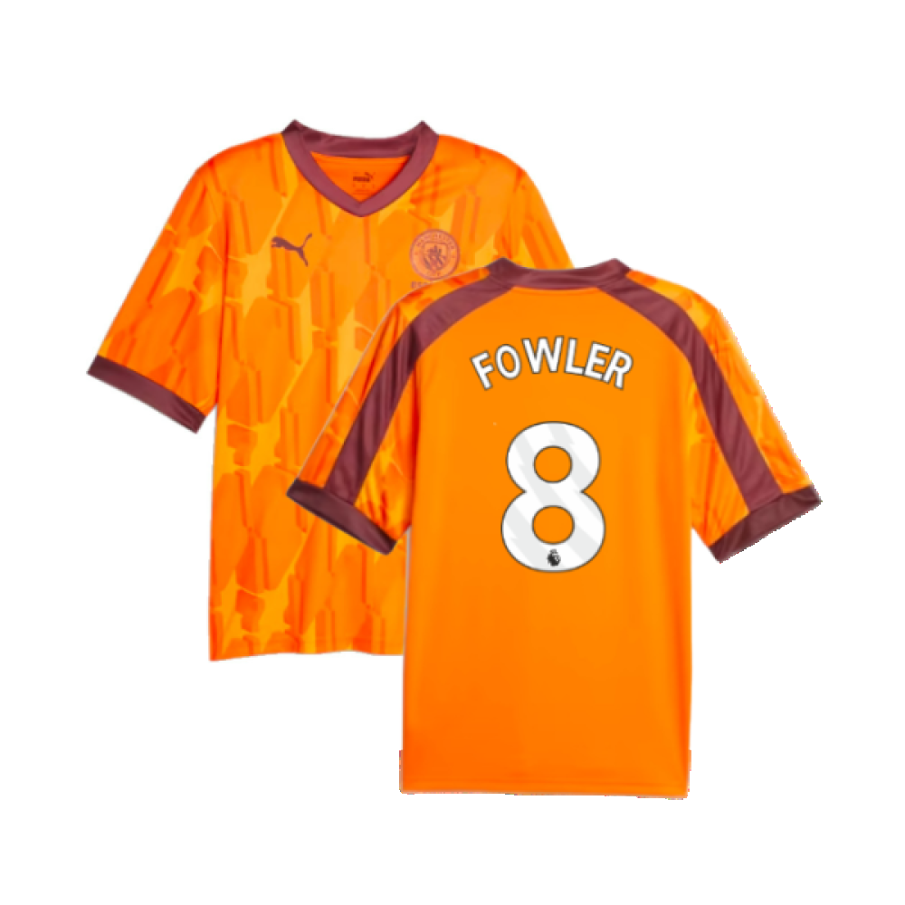 2023-2024 Manchester City eSports Jersey (Orange) (Fowler 8)