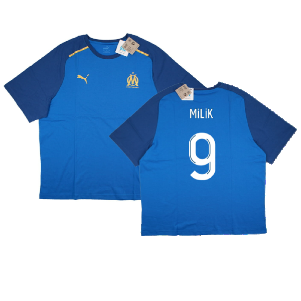 2023-2024 Marseille Casuals Tee (Blue) (Milik 9)