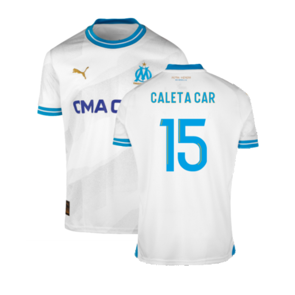 2023-2024 Marseille Home Shirt (Kids) (Caleta Car 15)