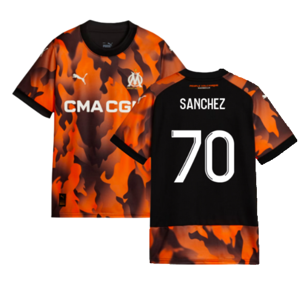 2023-2024 Marseille Third Shirt (Kids) (Sanchez 70)