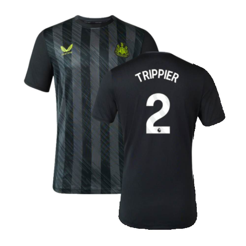2023-2024 Newcastle Coaches Training Tee (Black) (Trippier 2)