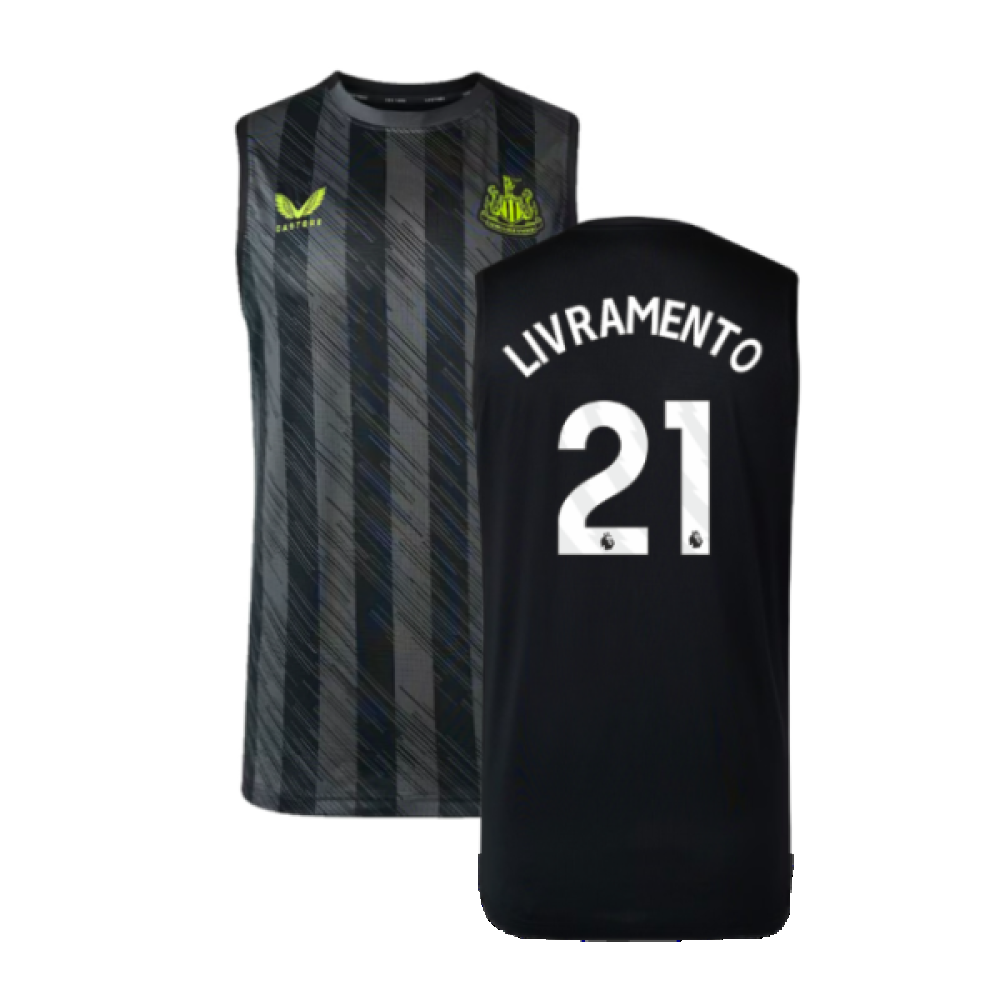 2023-2024 Newcastle Coaches Training Vest (Black) (Livramento 21)