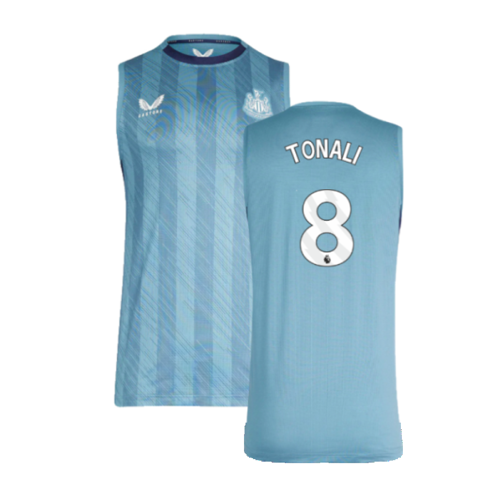 2023-2024 Newcastle Players Training Vest (Bluestone) (Tonali 8)