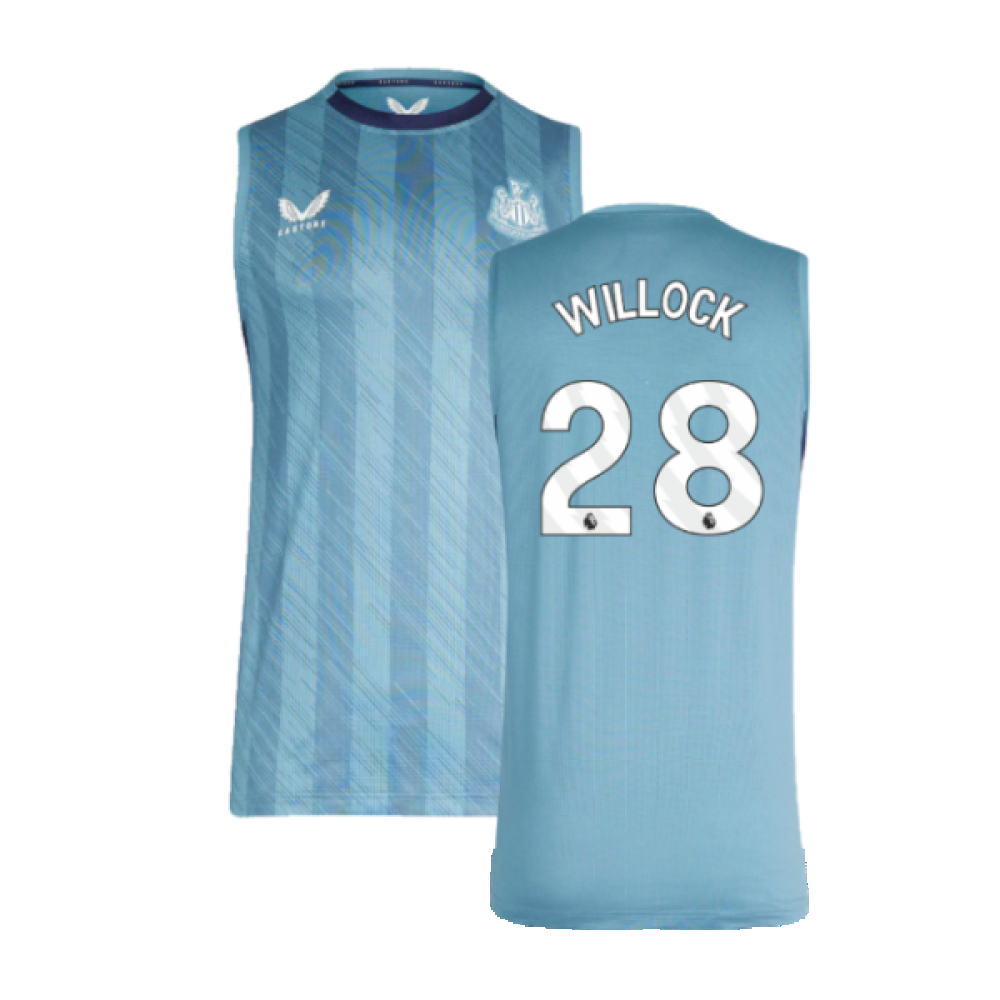 2023-2024 Newcastle Players Training Vest (Bluestone) (Willock 28)