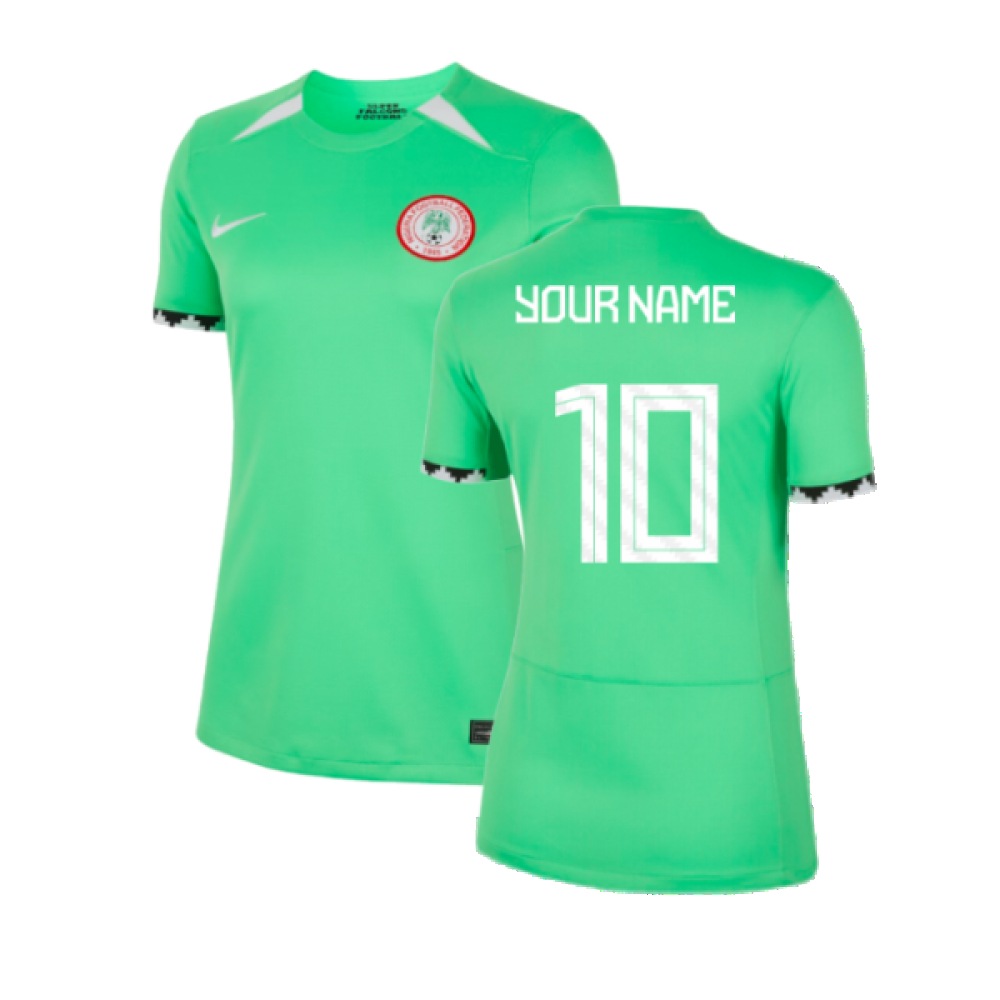 2023-2024 Nigeria WWC Home Shirt (Ladies) (Your Name)