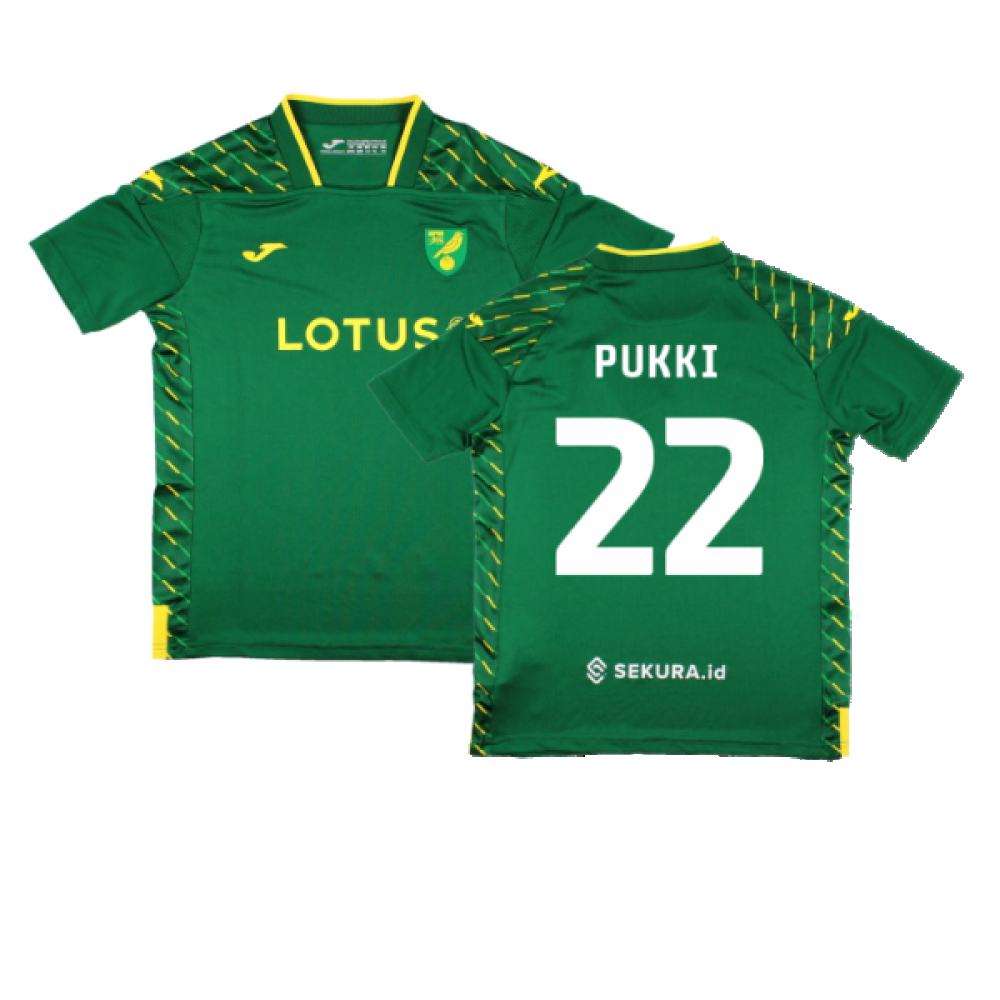 2023-2024 Norwich City Away Shirt (Kids) (Pukki 22)